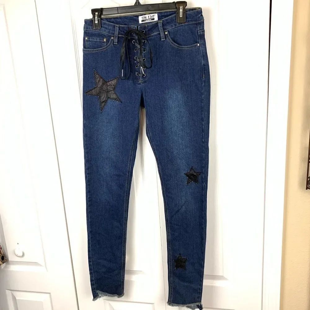 The Edit By Seventeen Star Embellished Jeans‎